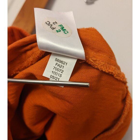 NWT Burnt Orange Button Front Corduroy Mini Skirt Fall Autumn Autumnal NEW  (10) - Picture 9 of 10